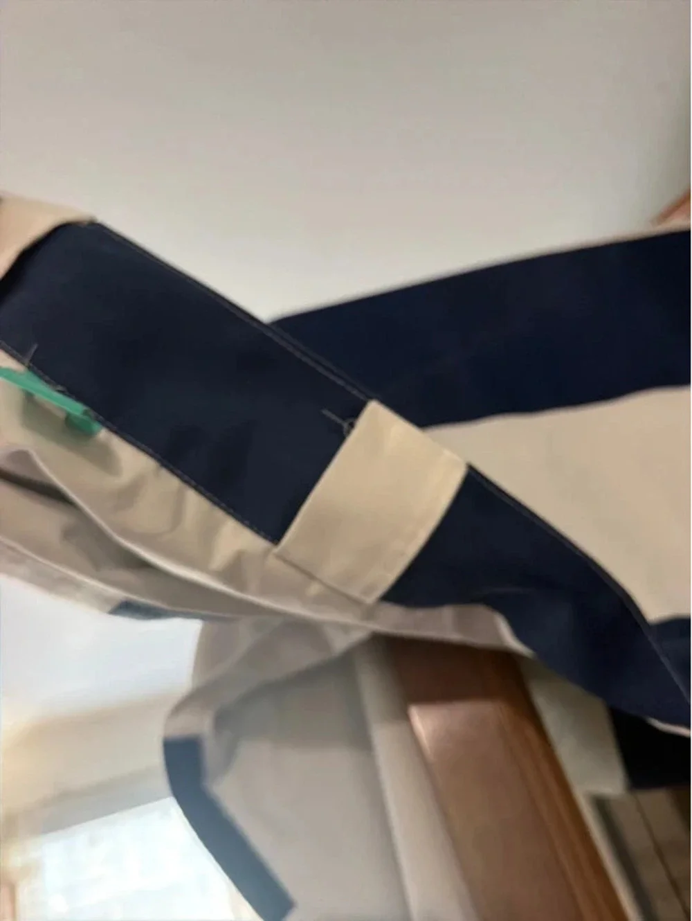 4-Piece Pillowfort Navy & White Striped Curtain Panels